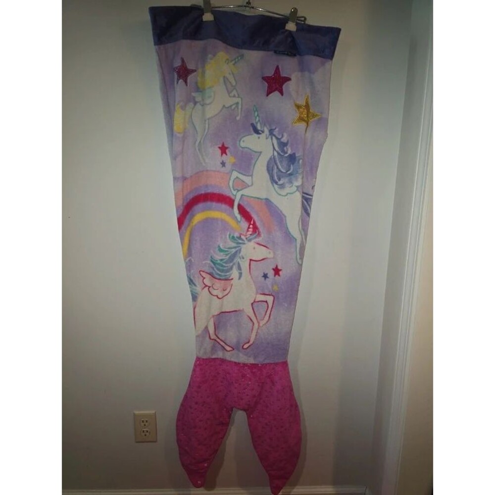 Mermaid tail blanket